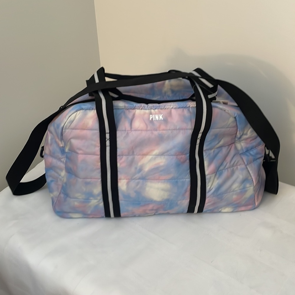 Victorias Secret PINK Tie Dye Gym Travel Beach Bag NEW